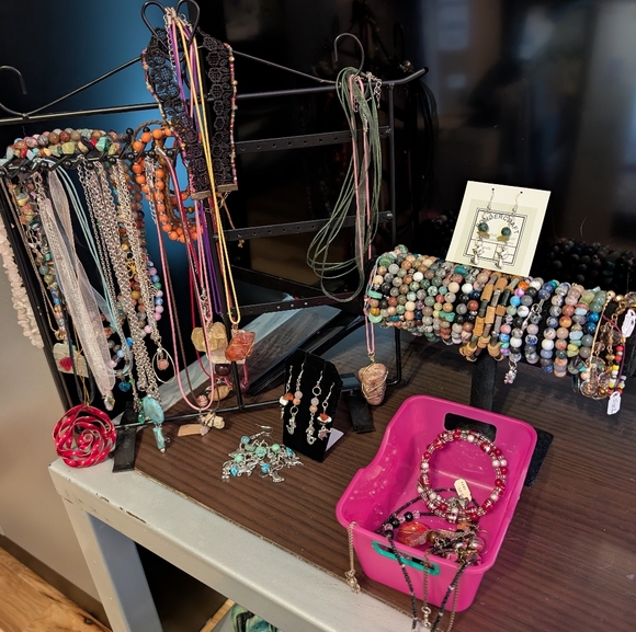 Handmade Jewelry - HANDMADE Jewelry Mystery Box earrings chokers/necklaces rings bracelets 4pc Set
